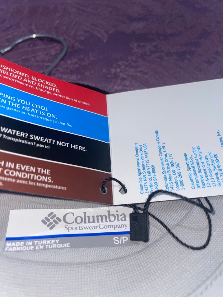 Columbia Gri Kısa Kollu Tişört - Görsel 3