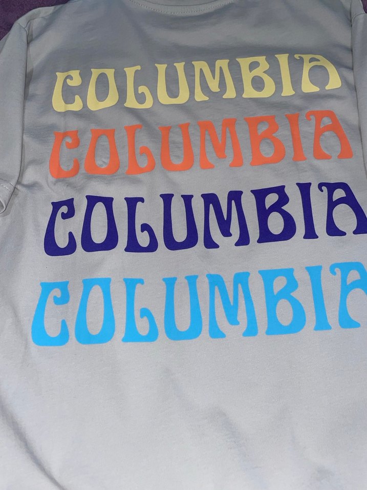 Columbia Gri Kısa Kollu Tişört - Görsel 4