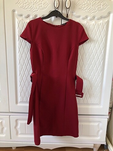 Trendyol & Milla Kadın bordo elbise