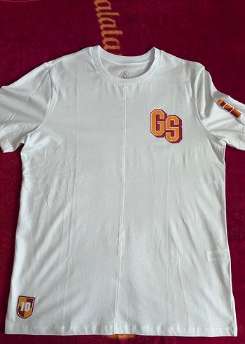 Beyaz Baskılı Erkek Tişört - Görsel 2