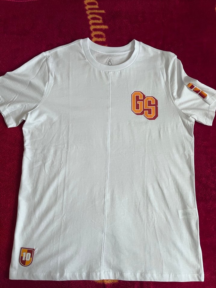 Beyaz Baskılı Erkek Tişört - Görsel 2