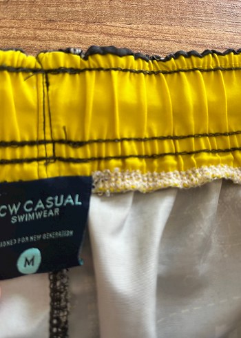 Erkek  Desenli Kısa Kollu Deniz Şortu - Görsel 2