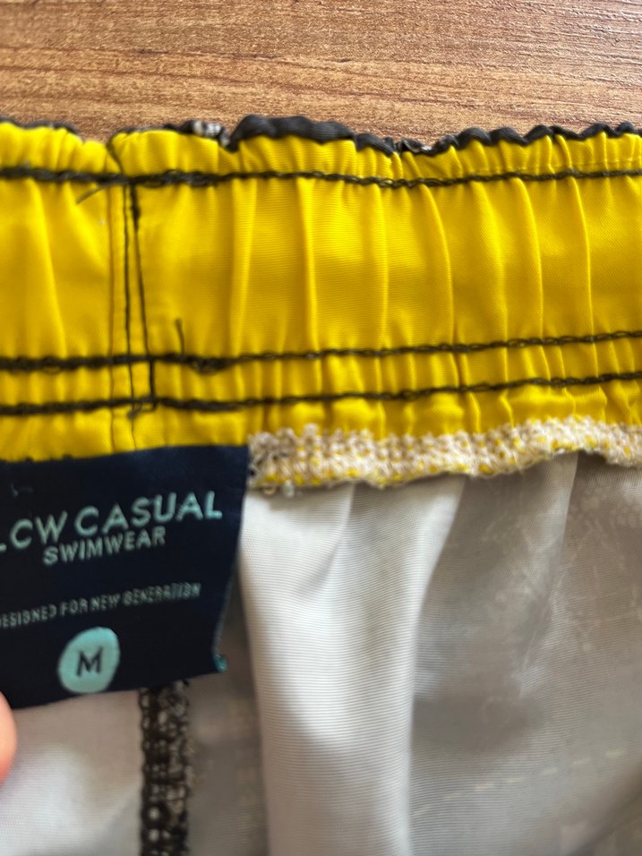 Erkek  Desenli Kısa Kollu Deniz Şortu - Görsel 2