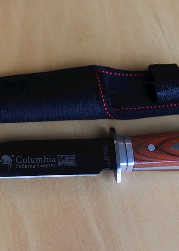 Columbia Koyu kahverengi ahşap saplı bıçak - Görsel 6