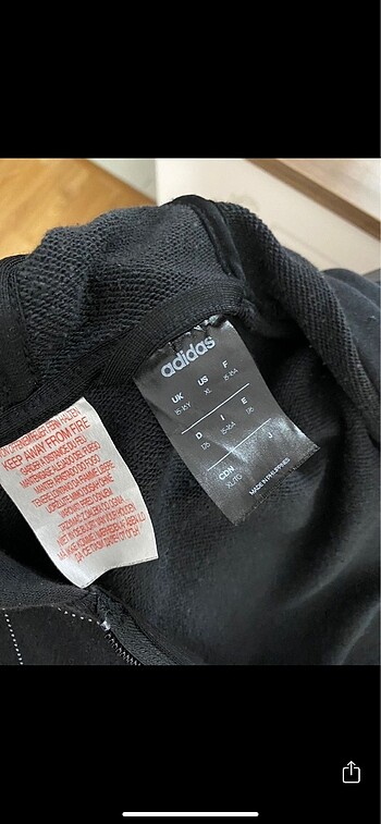 Adidas Adidas Siyah Orjinal Hırka
