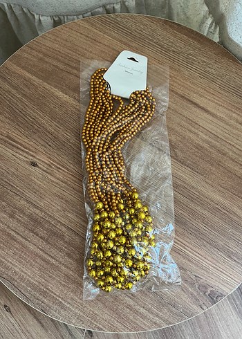  Beden mavi Renk Çocuk kolye 10 lu hediyelik