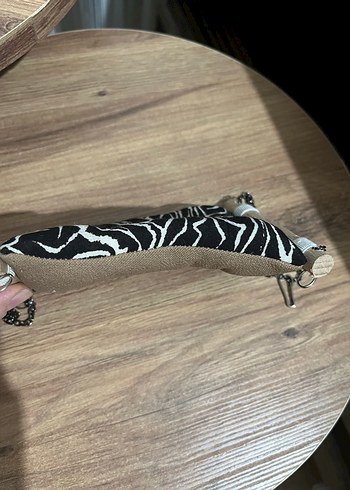  Zebra Desenli Zincirli kuş şalıncağı