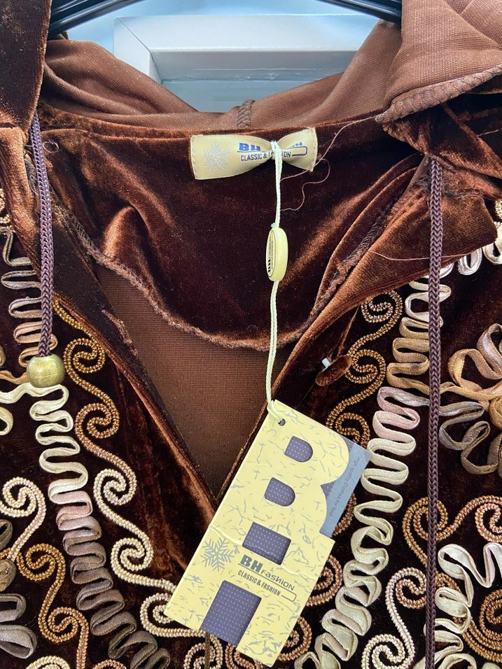 Uzun, Düğmeli, Nakışlı Bohem Kadın Elbise marka temsili - Görsel 5