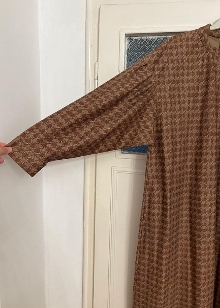 Uzun tesettür elbise hiç bir sıkıntısi yok  - Görsel 2