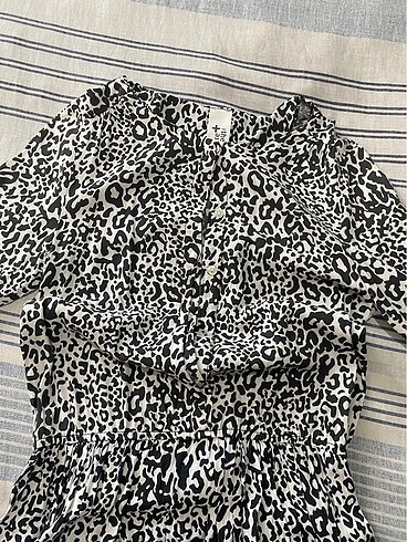 s Beden leopar elbise