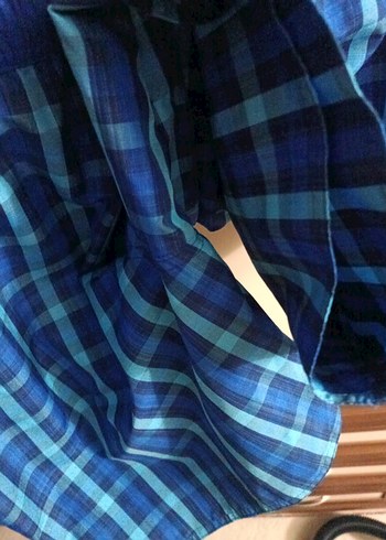 Erkek Mavi Bağlamalı Normal Boy Şort - Görsel 6