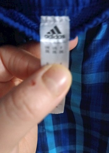 Erkek Mavi Bağlamalı Normal Boy Şort - Görsel 4