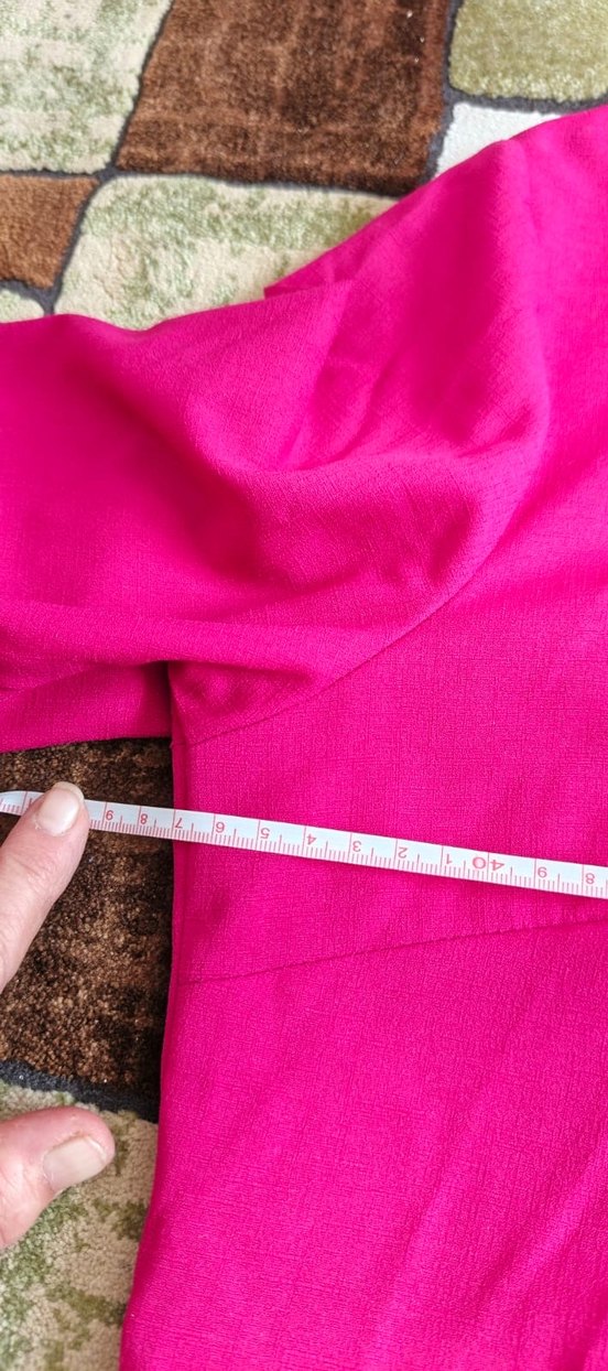 Bordo Uzun Kollu Düğmeli Kadın Tunik - Görsel 4