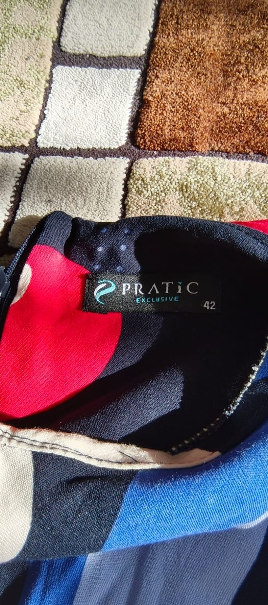 Çok Renkli Bohem Uzun Elbise - Görsel 3