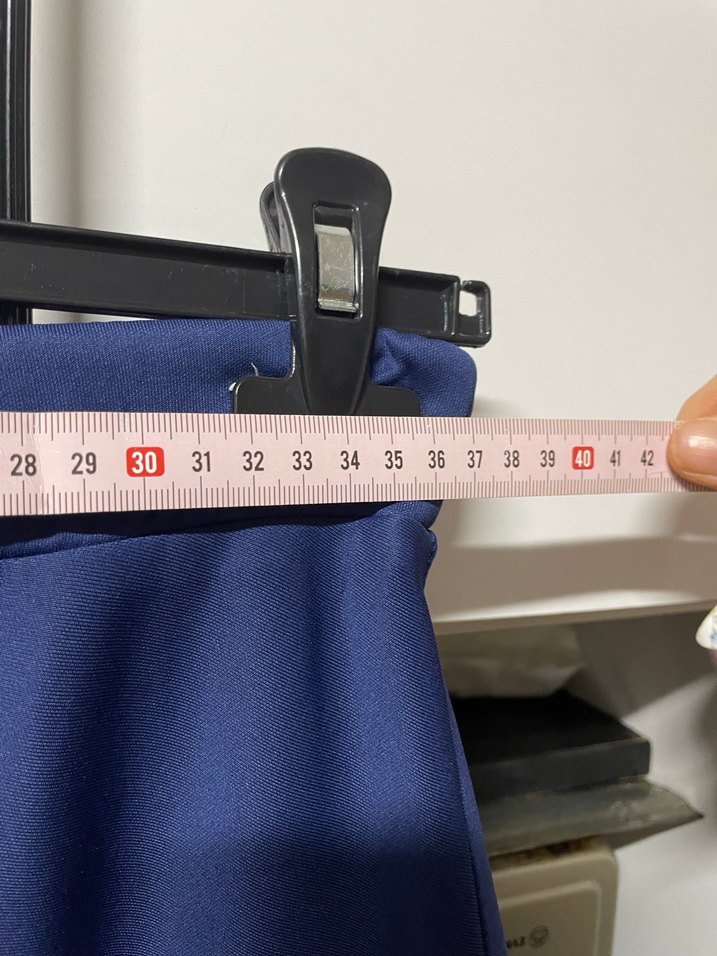 Lacivert Uzun Drapeli Kadın Etek Takım - Görsel 2