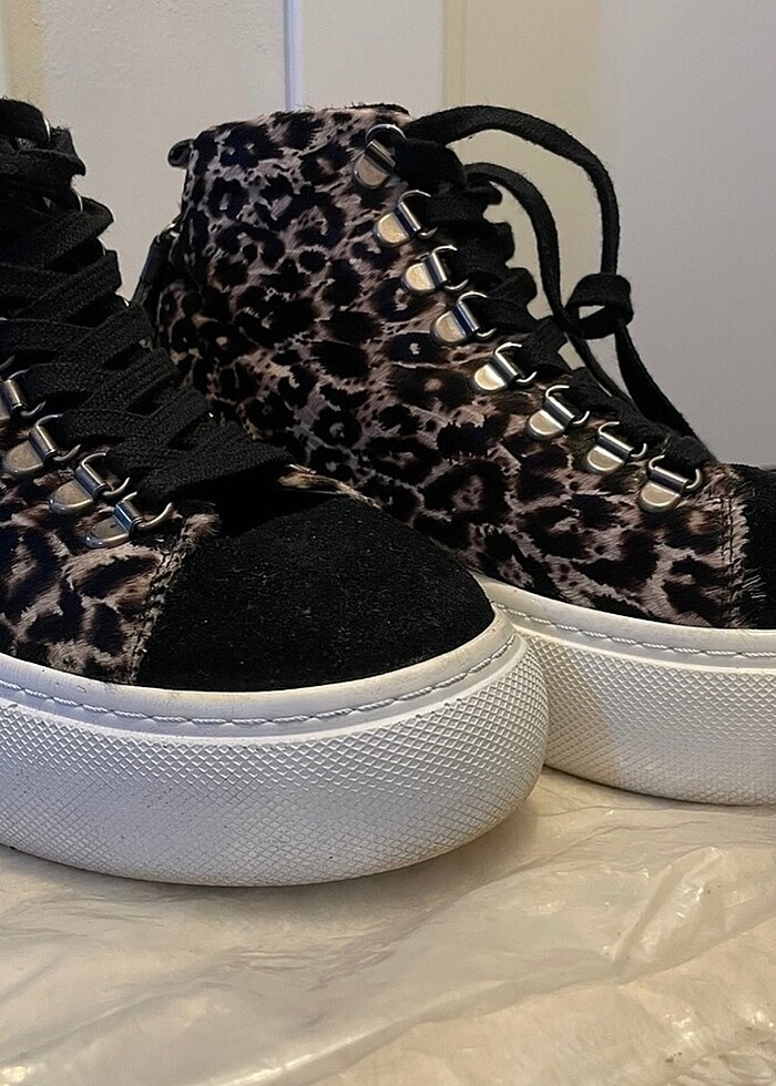 Leopar süet bot - Görsel 3