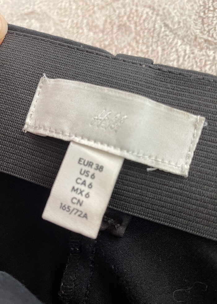 Siyah kumaş pantolon - Görsel 3