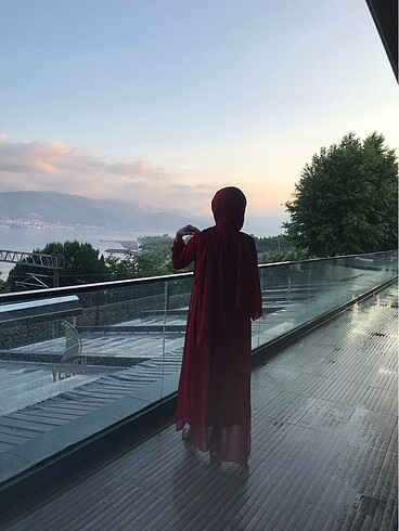 38 Beden Bordo elbise