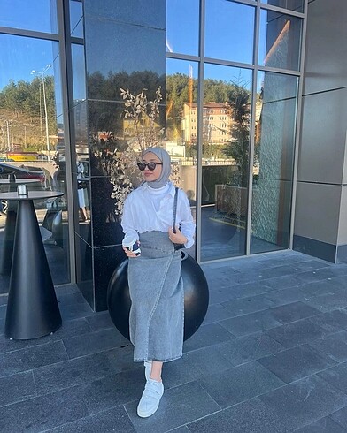 Denim etek - Görsel 2