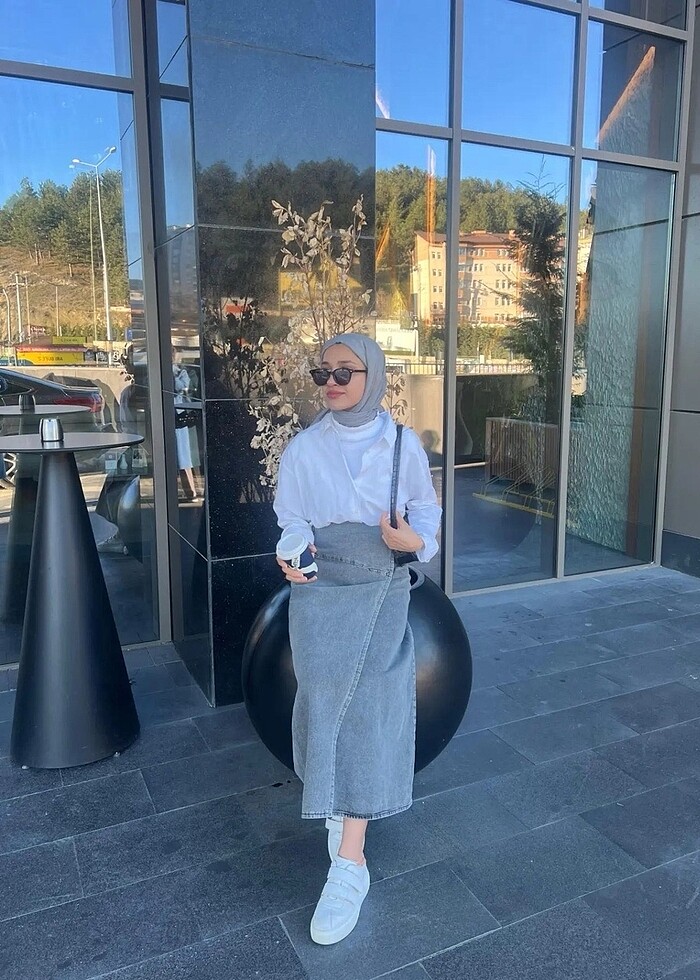 Denim etek - Görsel 2