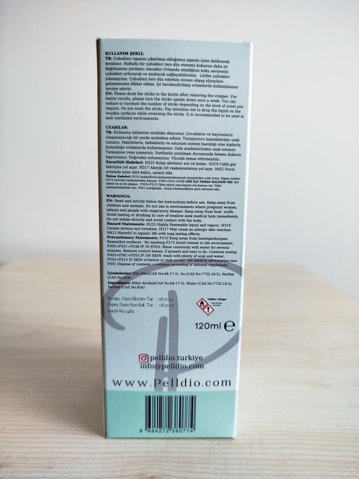 Pell Dio Jasmine Çubuklu Ortam Kokusu - Görsel 3