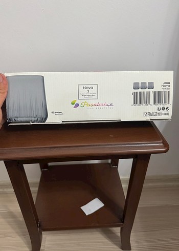 Beden haki Renk Paşabahçe 420154 Siyah Su Bardağı 3 LÜ
