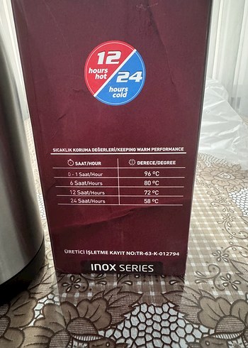 COOKER PASLANMAZ ÇELİK TERMOS - Görsel 6