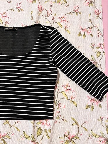 Çizgili sweatshirt