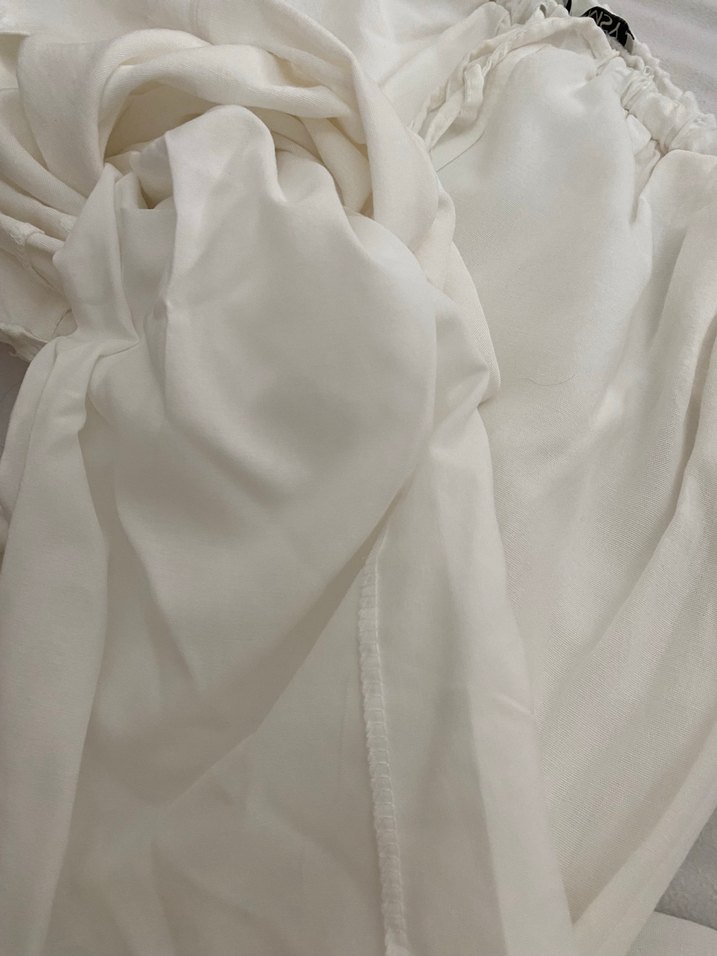 Keten beyaz takım astarlı - Görsel 2