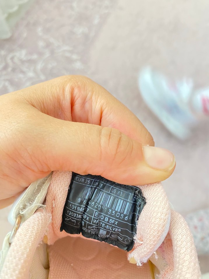 Beyaz silver ışıklı spor ayakkabı - Görsel 2