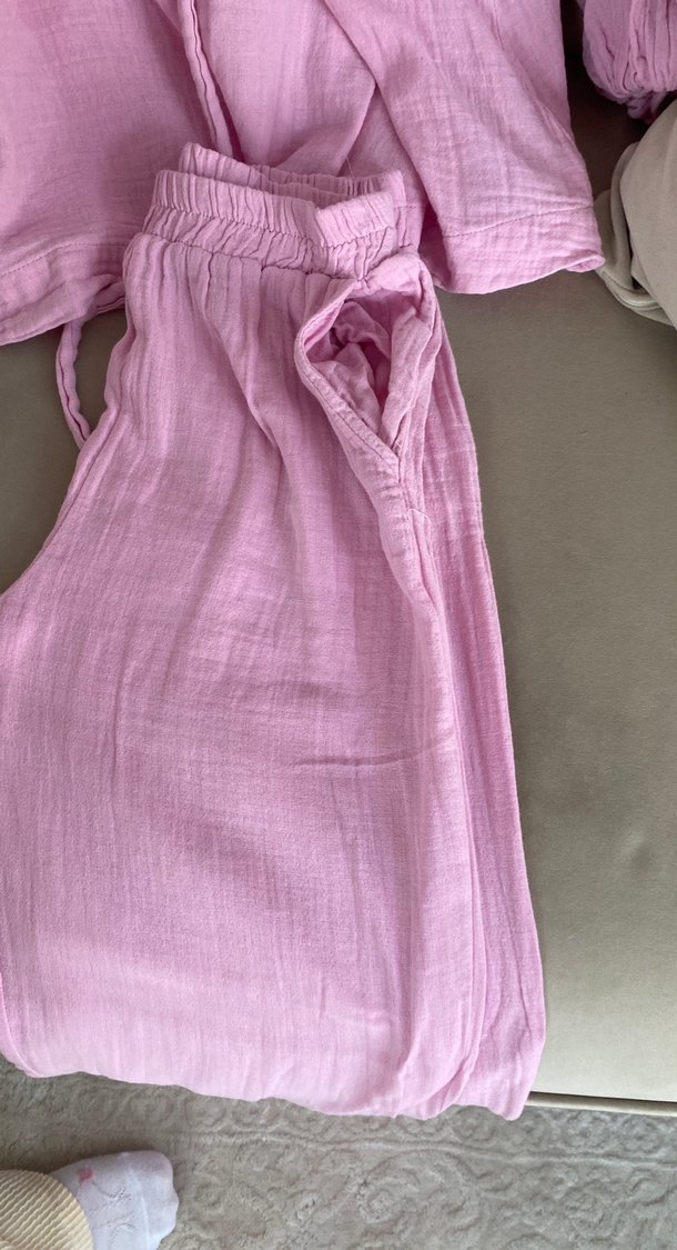 Pembe Keten Takım - Görsel 3