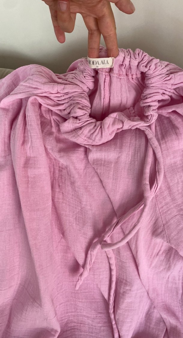 Pembe Keten Takım - Görsel 5