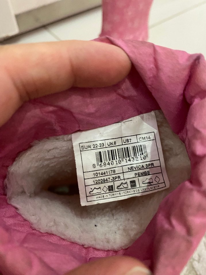 Pembe Simli Kız Çocuk Yağmur Çizmesi - Görsel 3