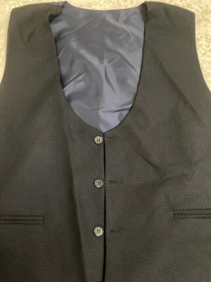 Lacivert yelekli Erkek Takım Elbise - Görsel 2