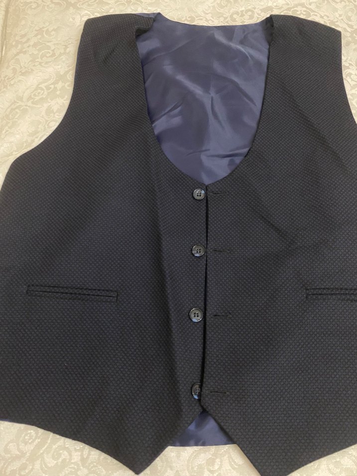 Lacivert yelekli Erkek Takım Elbise - Görsel 3