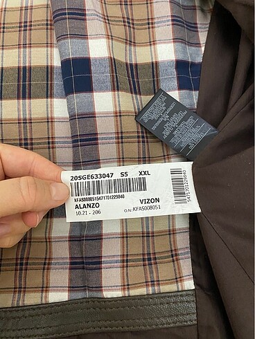 Erkek Derimod Ceket Orjinal Kuzu Derisi - Görsel 3