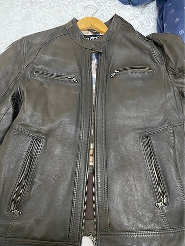 Erkek Derimod Ceket Orjinal Kuzu Derisi - Görsel 6