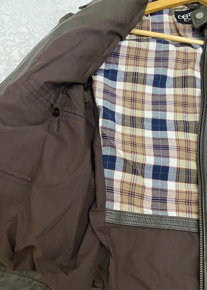 Erkek Derimod Ceket Orjinal Kuzu Derisi - Görsel 4