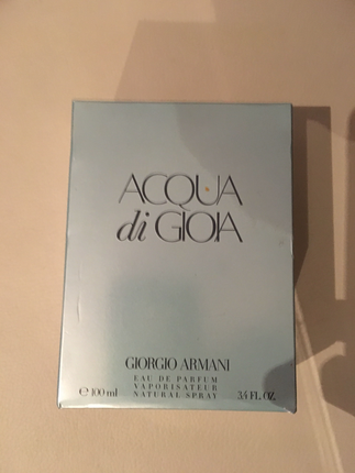 Diğer Orijinal Acqua di Gioia Parfüm