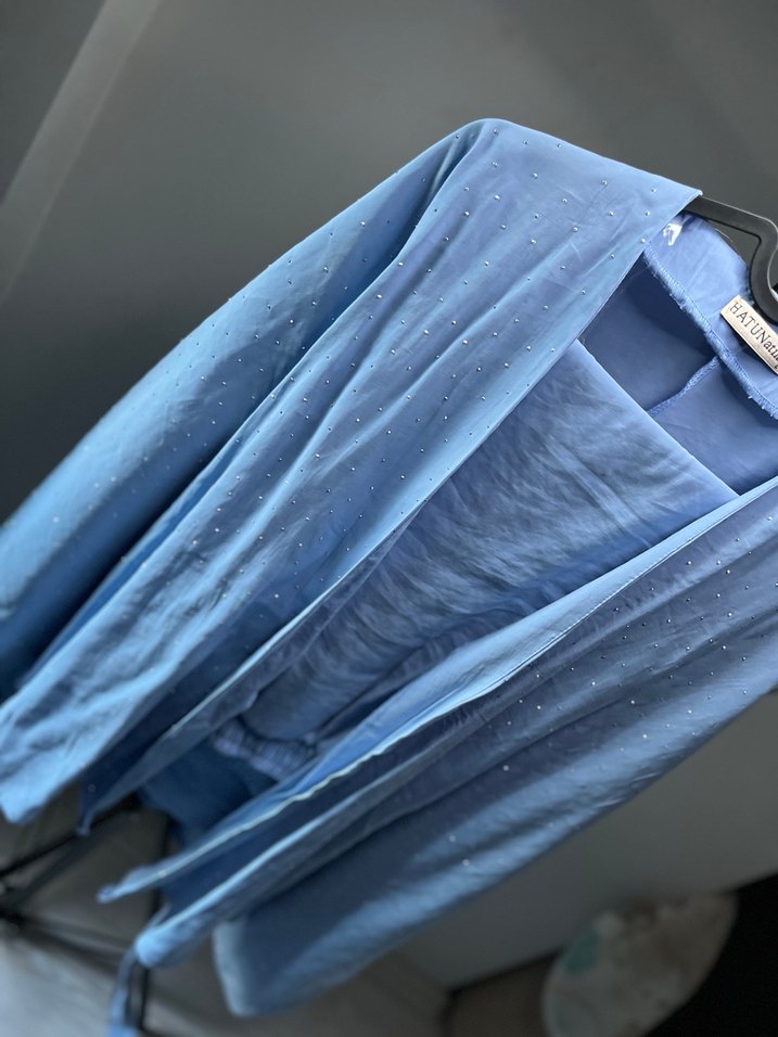 Taşlı ikili takım yarasa kol - Görsel 2