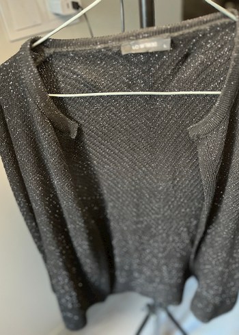 Gri Örgü Midi Kadın Hırka - Görsel 2