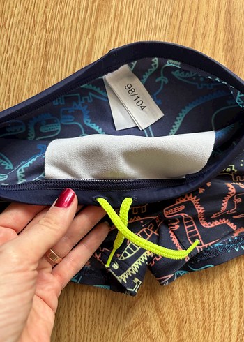 Erkek Çocuk Çok Renkli Dinozor Desenli Mayo - Görsel 5