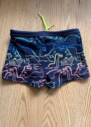 Erkek Çocuk Çok Renkli Dinozor Desenli Mayo - Görsel 2