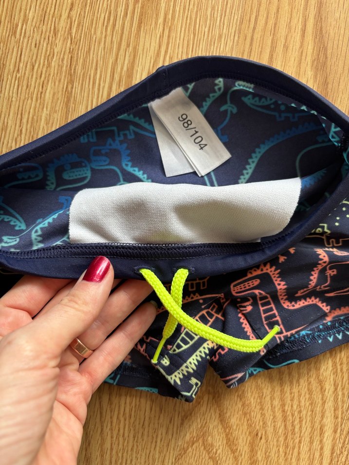 Erkek Çocuk Çok Renkli Dinozor Desenli Mayo - Görsel 5