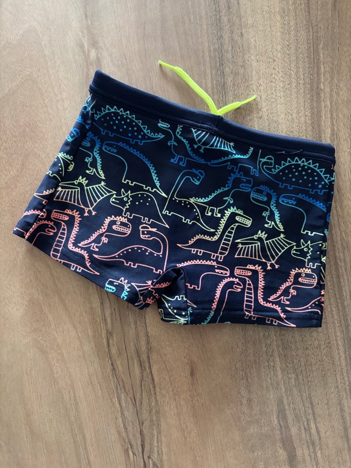 Erkek Çocuk Renkli Baskılı Mayo Şortu - Görsel 3