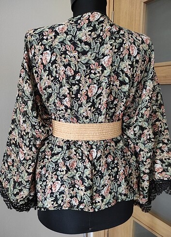 Zara Çiçek desenli gömlek & kimono