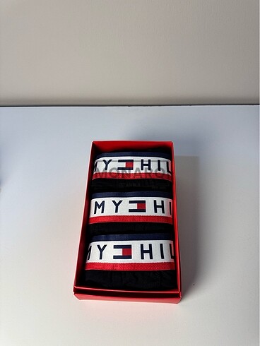 l/xl Beden Tommy Erkek 3lü Boxer Seti