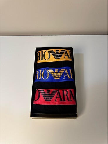 l/xl Beden Armani 3lü Erkek Boxer Seti
