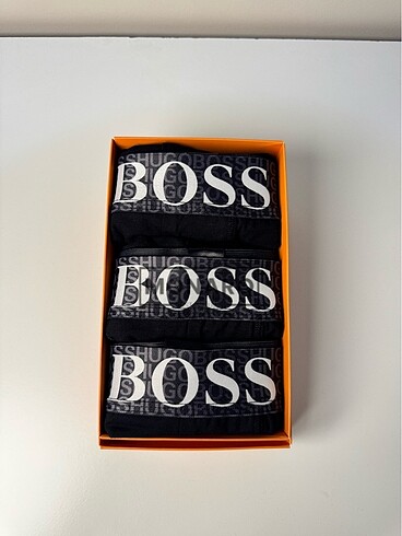 l/xl Beden Boss 3lü Erkek Boxer Seti