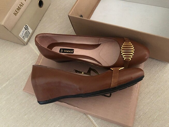 Deri dolgu topuk - Görsel 3